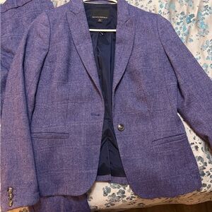 Banana Republic Lavender Textured Women's Blazer (size 6) and Pants (size 8p).